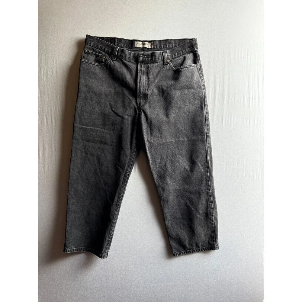 Levis 550 Black Relaxed Fit Jeans‎ 42x30